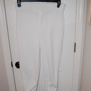 🌷Women's Bike White Baseball Pants Size Medium